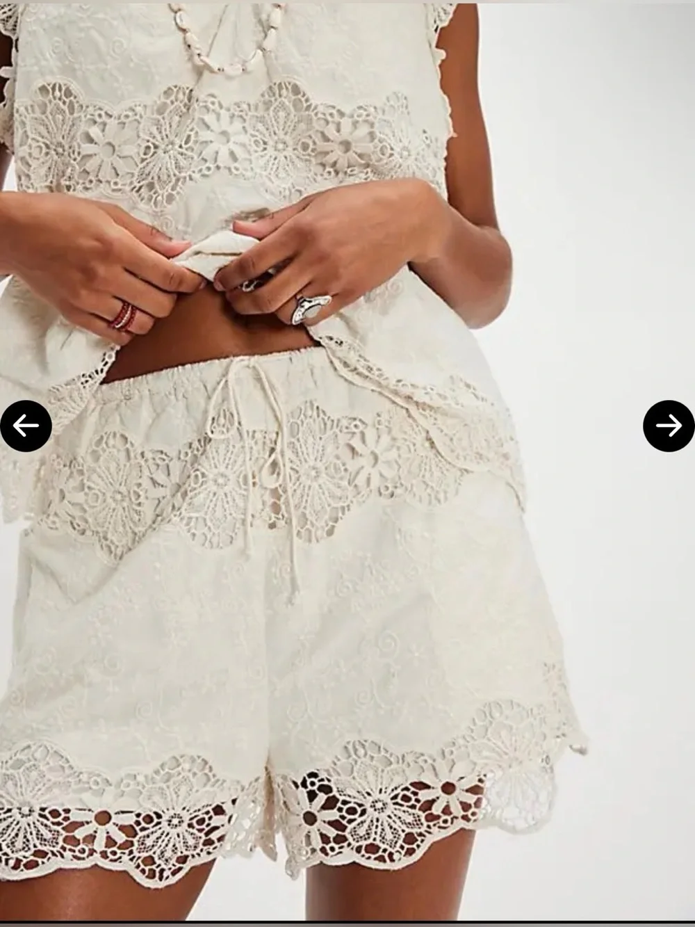 Free People Ashtin Set in Ivory **Gorgeous!!**
